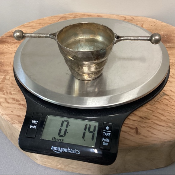 ⚫️ Vintage - Rare - Collectible - Beer Tumbler Shot Glass - Silver Plate - Rare - Picture 11 of 11